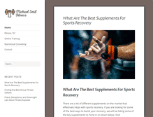Tablet Screenshot of michaelserilfitness.com